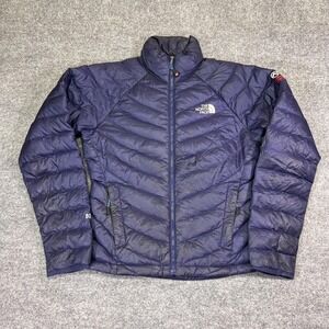 The North Face Summit Series Jacket Womens XS Blue 800 Down Full Zip Insulated
